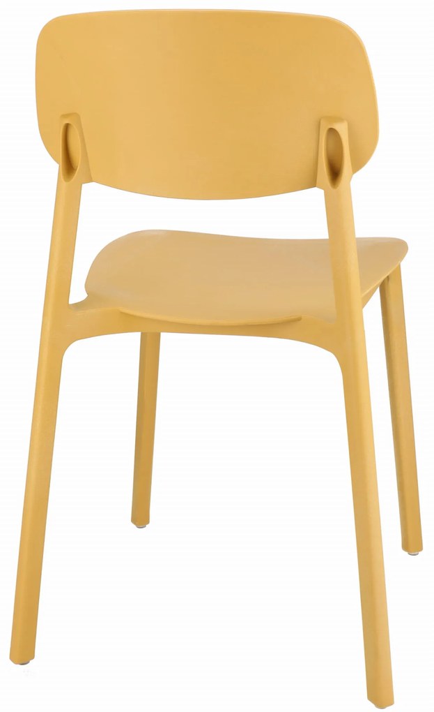 Dekorstudio Plastová stolička LARA horčicová