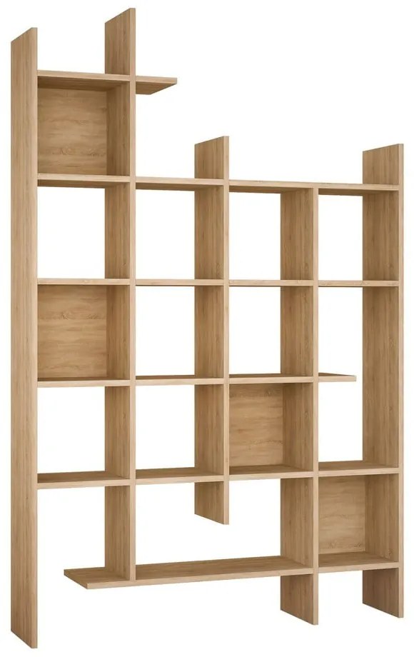 Knižnica v dekore duba v prírodnej farbe 122x188 cm Manco – Kalune Design