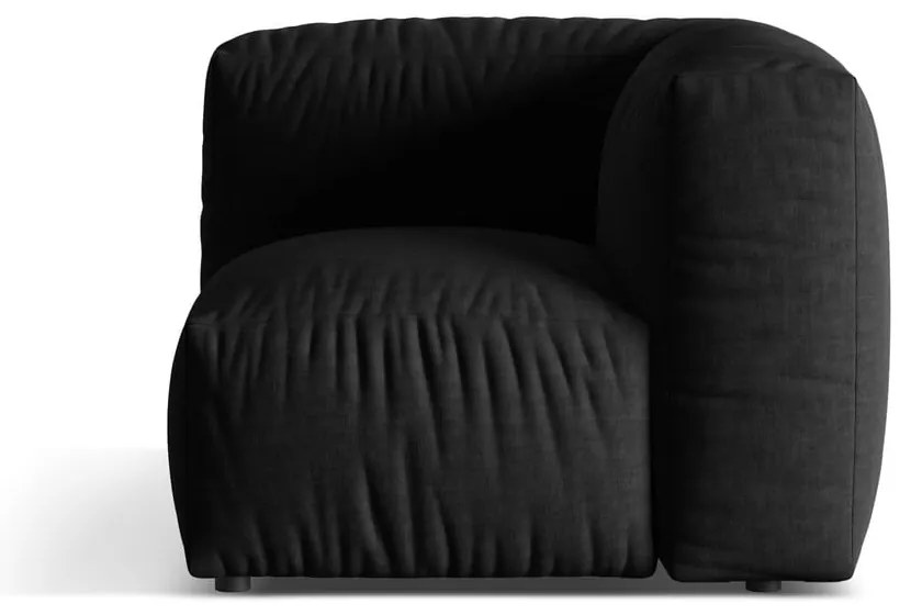 Čierny modul pohovky (variabilný) Martina – Micadoni Home