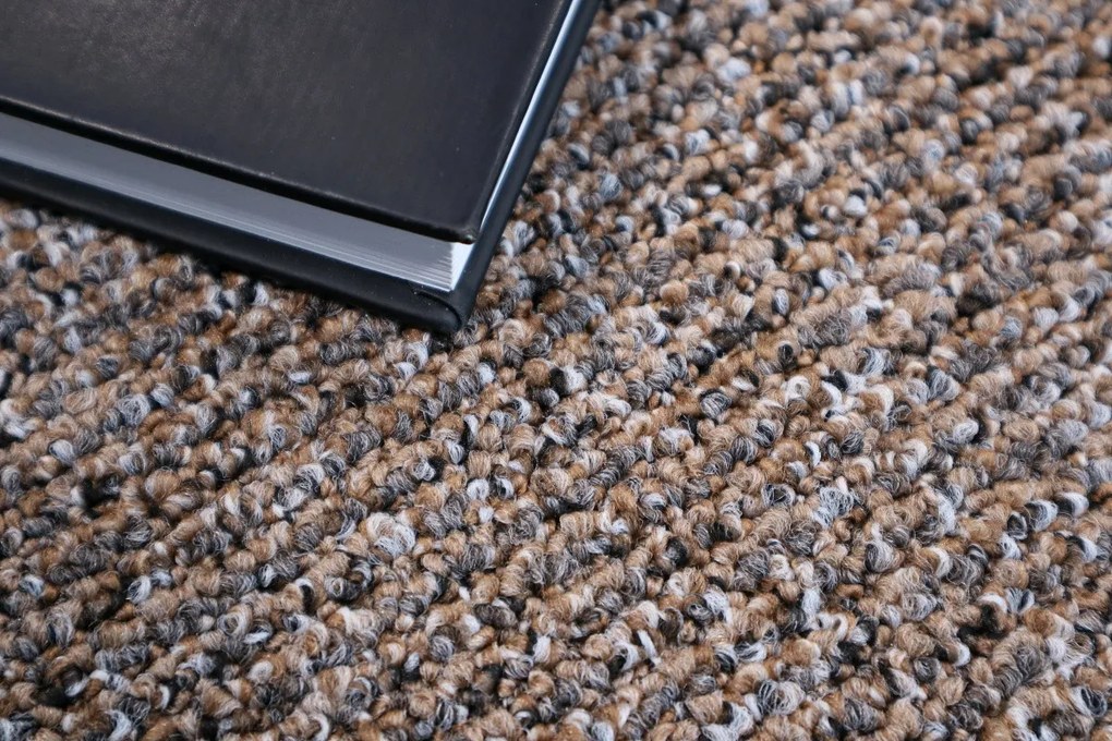 Metrážny koberec Bohemia hnedý, na mieru, šíře 4m, hnedá, filc, chodba / predsieň, AladinWorld Expres
