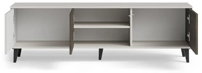 TV skrinka Random 150 cm kašmír/orech