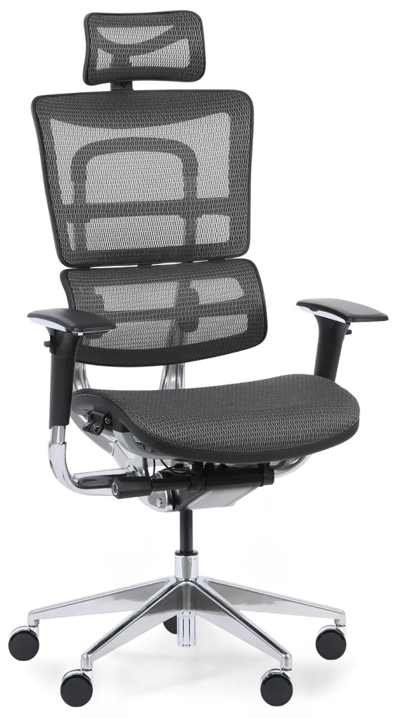 Multifunkčná kancelárska stolička WINSTON SAA, sivá