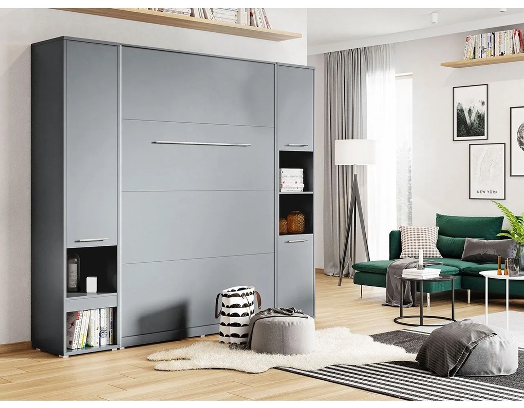 Nábytok Concord Pro I, Farby: biela, Rozmer postele: 90x200
