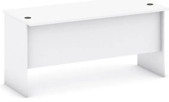Kancelársky písací stôl MIRELLI, 160x80 cm, biela