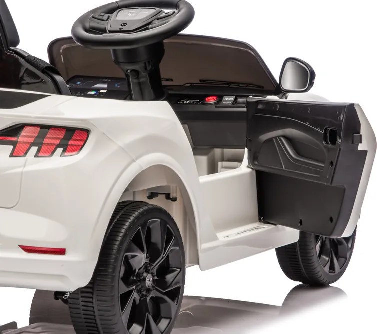 LEAN CARS Ford Mustang Mach-E White 24V batéria