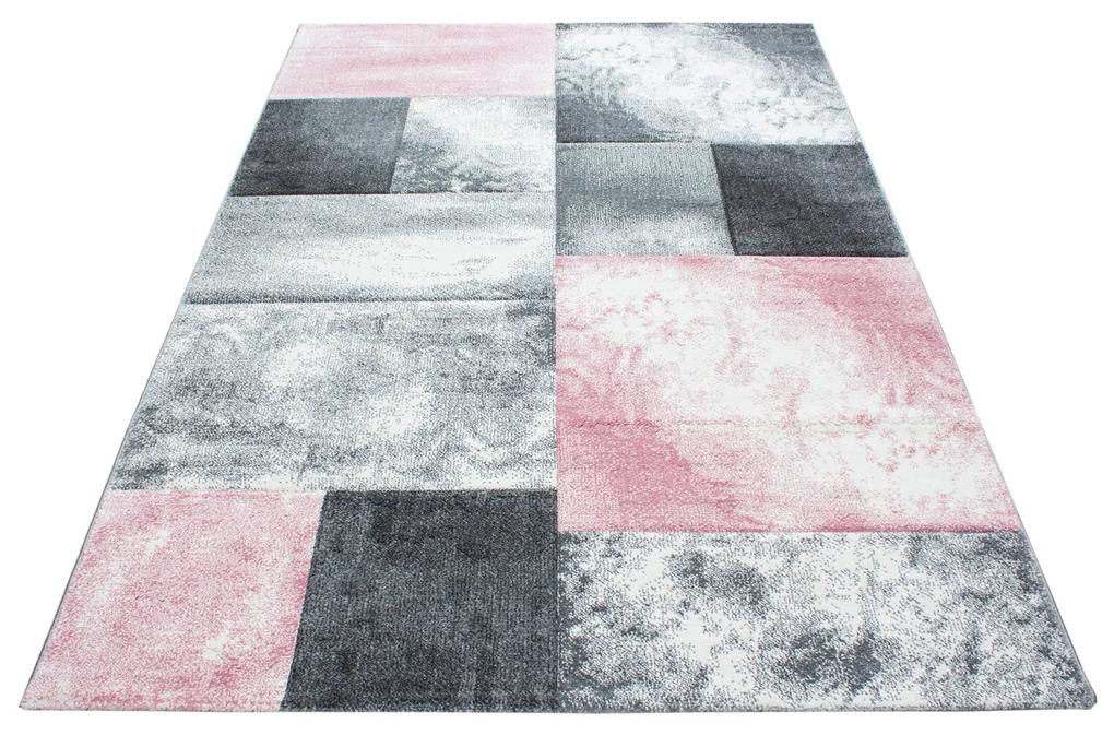 Ayyildiz Kusový koberec HAWAII 1710, Ružová Rozmer koberca: 80 x 300 cm