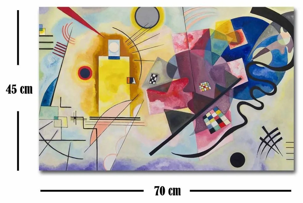 Reprodukcia obrazu Vasilij Kandinskij 117 45 x 70 cm