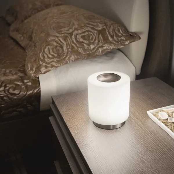 Fabas Luce 3257-30-178 - LED Stmievateľná stolná lampa SIMI LED/8W/230V chróm