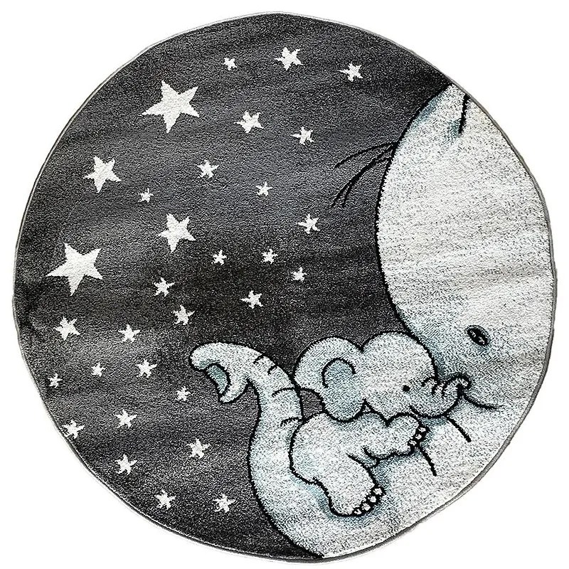 Koberec Frisee Soft Kids 1,2/1,2 FR3 0560A modrá