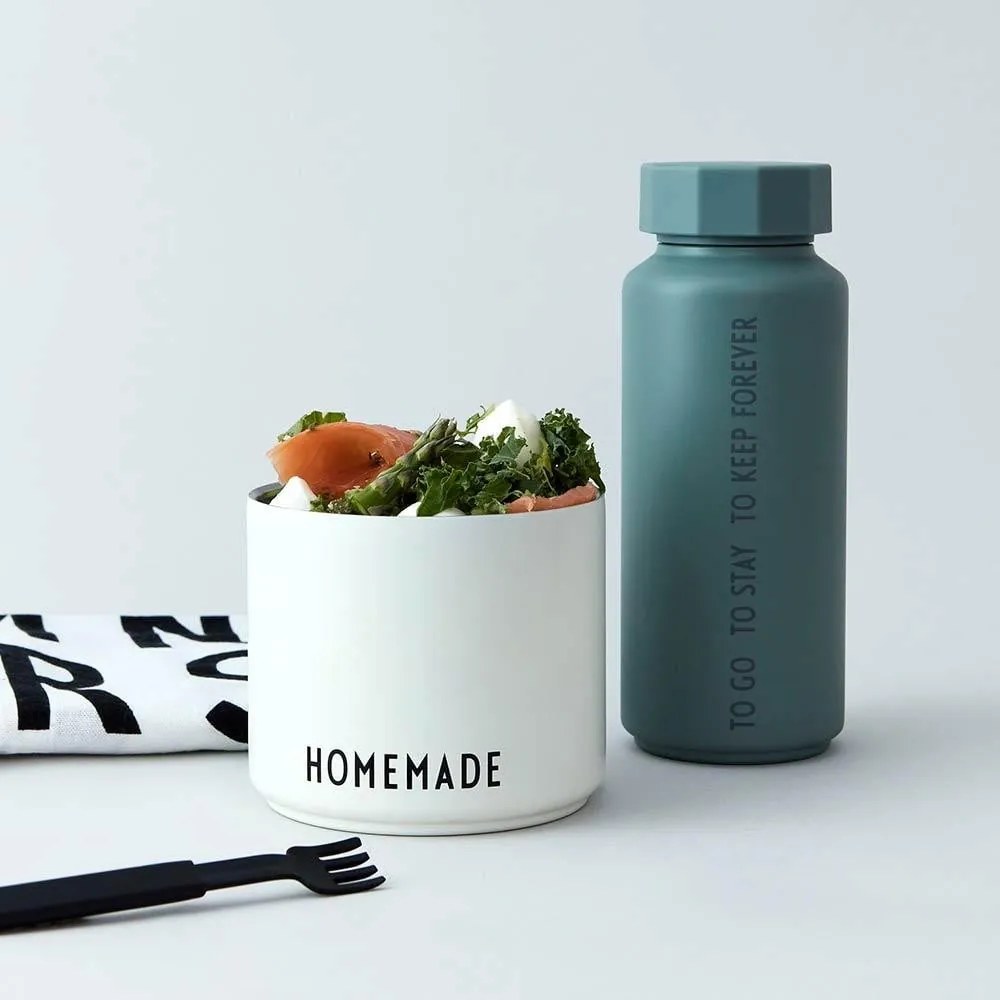 Desiatový box s vidličkou – Design Letters