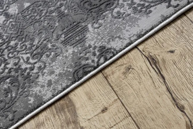 Koberec ALLURE 5715 svetlosivý / granátový