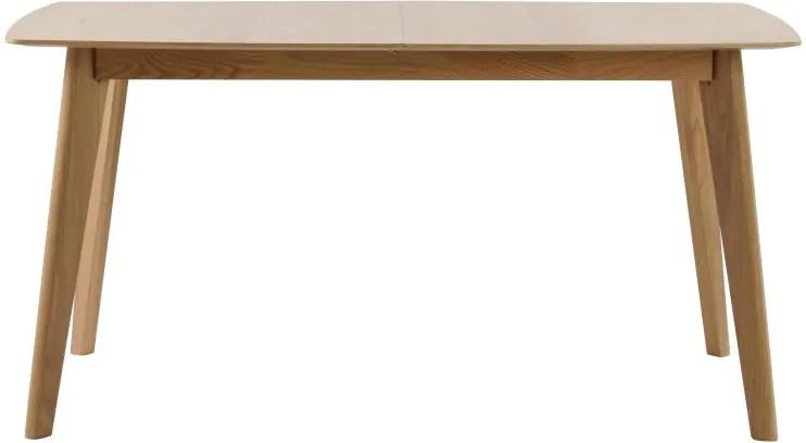 Dubový rozkladací jedálenský stôl Rowico Frey, dĺžka 150 cm