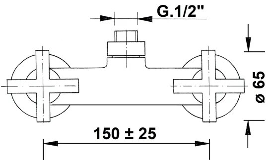Sapho - Sprchová batéria AXIA lesklý chróm