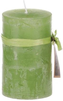 Sviečka 15cm zelená