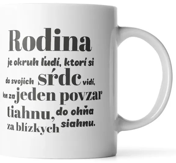Sablio Hrnček Rodina 5 - 890 ml - XXL