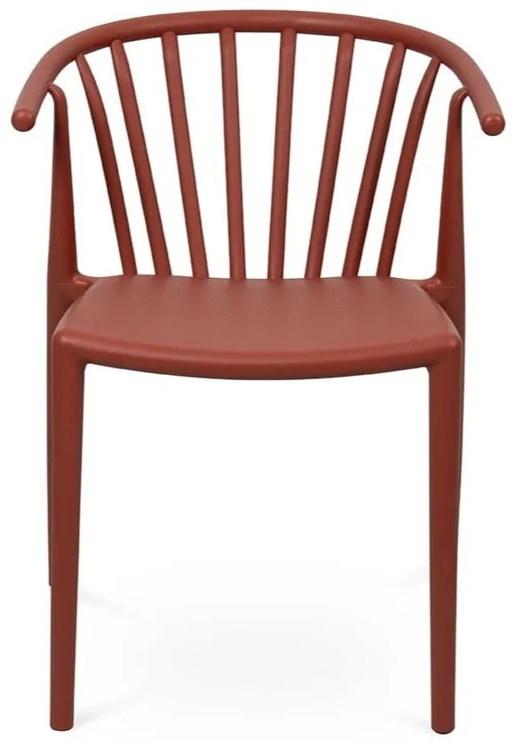 Hnedá plastová záhradná stolička Capri – Bonami Essentials