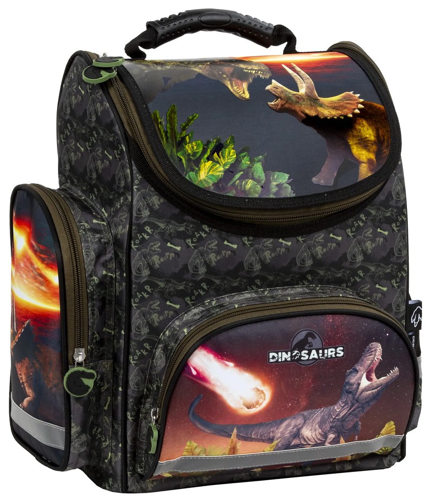 Ergonomická školská taška Dinosaurus 18