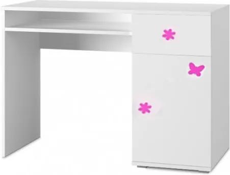 Simba 12(korpus biela/front biela a ružový motýlik)