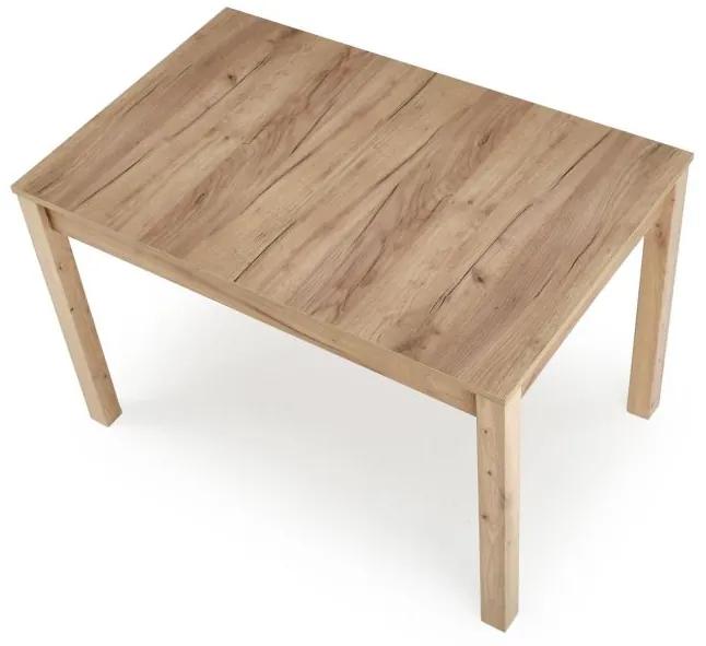 Jedálenský rozkladací stôl MAURYCY 118-158, remeselný dub