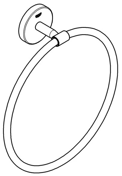 GROHE 41167000 - Držiak na uteráky START COSMOPOLITAN, priemer 200 mm, lesklý chróm