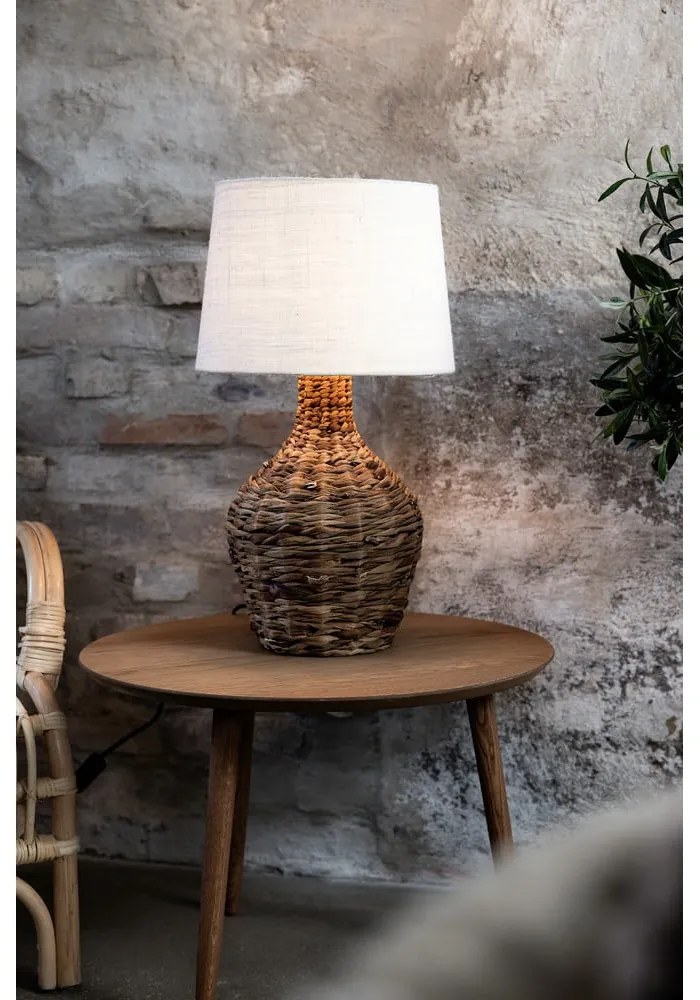 Stolová lampa s tienidlom z juty v béžovo-prírodnej farbe (výška 58 cm) Paglia – Markslöjd