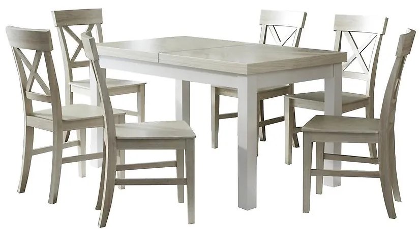 Jedálenská zostava Oliwia 1+6 St654 Ii dub sonoma Kr812