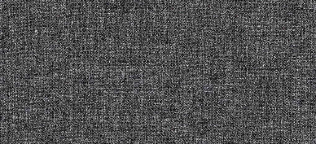 Rozkladacia obojstranná sedacia súprava do L VALERIO SLIM 200x140 cm, tmavosivá/antracitová + 2 vankúšiky ZDARMA