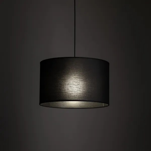 Luster na lanku 3-fáz. lišto. systému TRACER 1xE27/15W/230V pr. 38 cm čierna