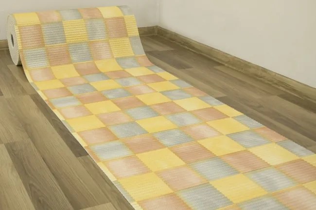 Kúpelňová penová rohož Softy-tex 842 oranžová