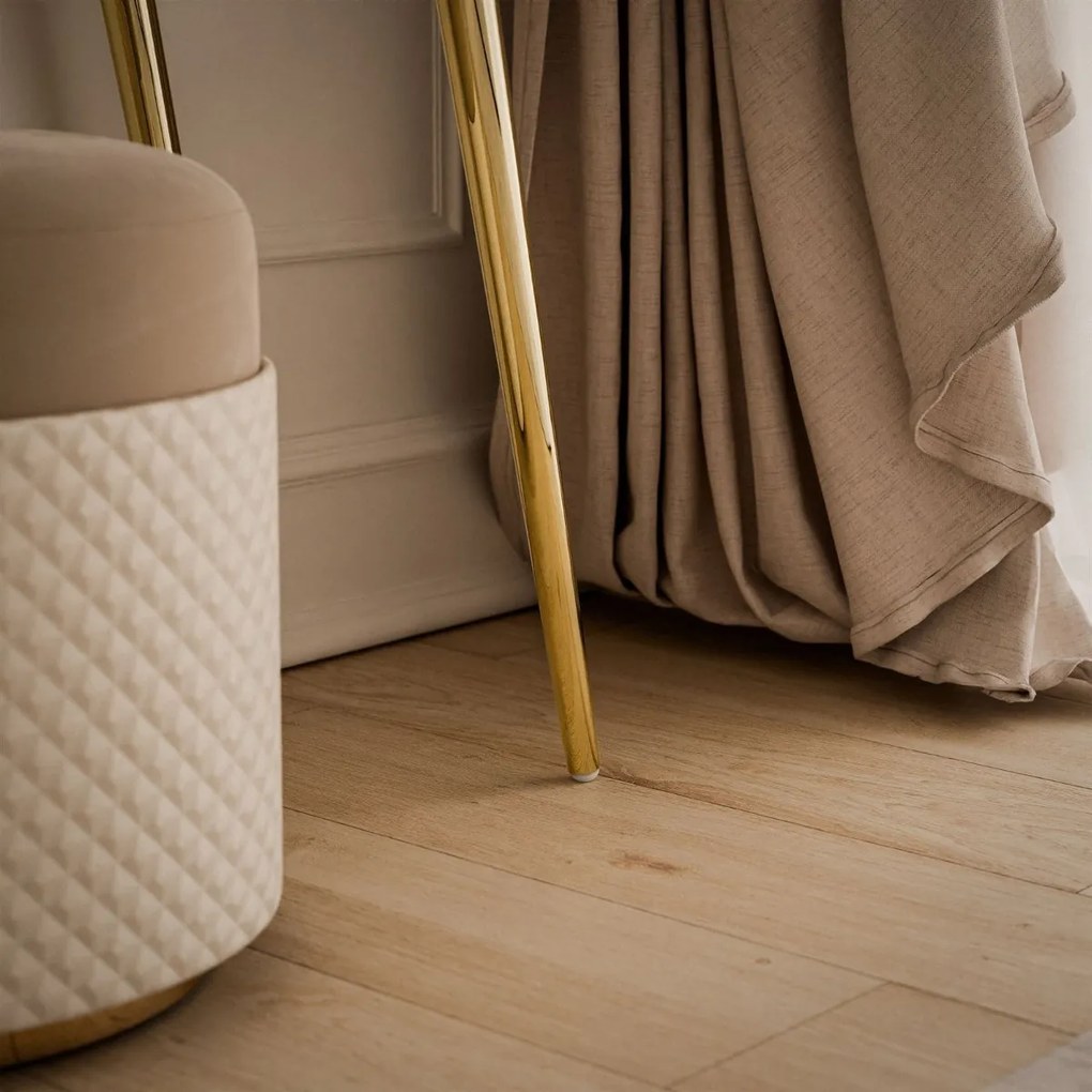 KONZOLA NESSIE BIELY LESK + ZLATÉ NOHY 102 cm