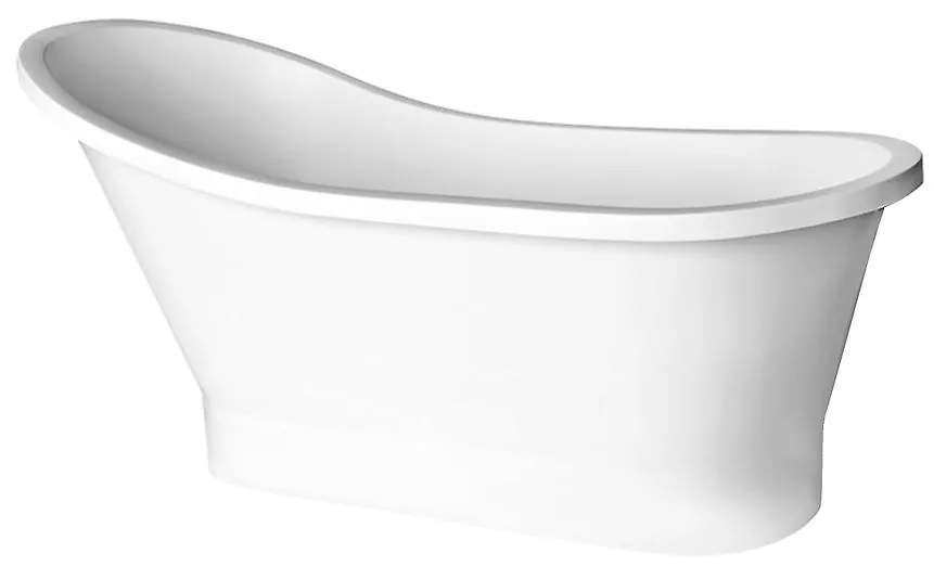 Voľne stojaca vaňa Gloria 160x68 chróm