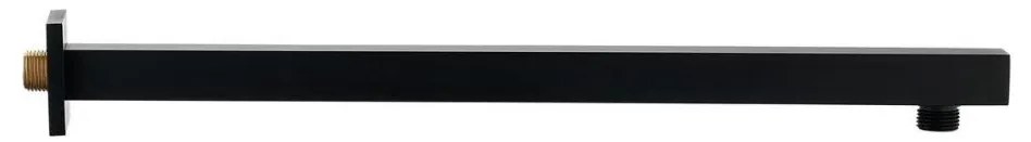 Sapho - Sprchové rameno hranaté 40 cm matná čierna