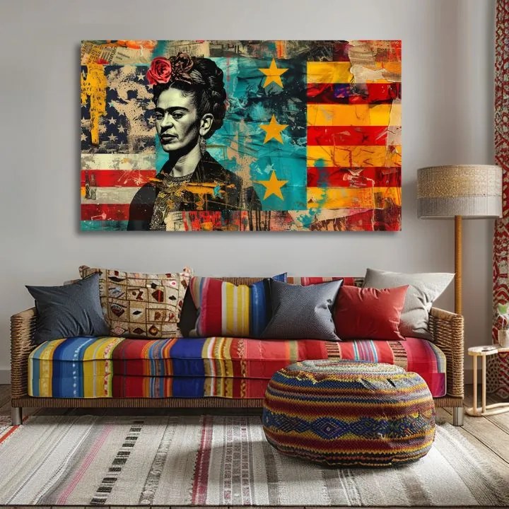 Obraz Frida Kahlo - Kultúrny odkaz | 100% originál domaľovaný akrylom