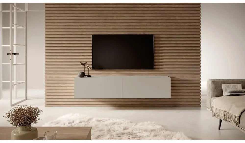 TV skrinka/stolík Bakira 140 (sivobéžová). Akcia -20%. Vlastná spoľahlivá doprava až k Vám domov. 1099018