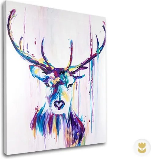 Autorská reprodukcia na plátne JELEŇ