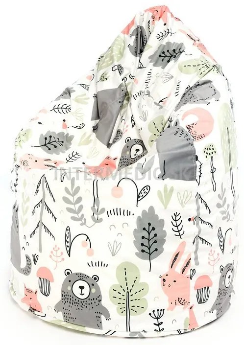 Sedací vak Sako Modern Velvet - Lesík TiaHome