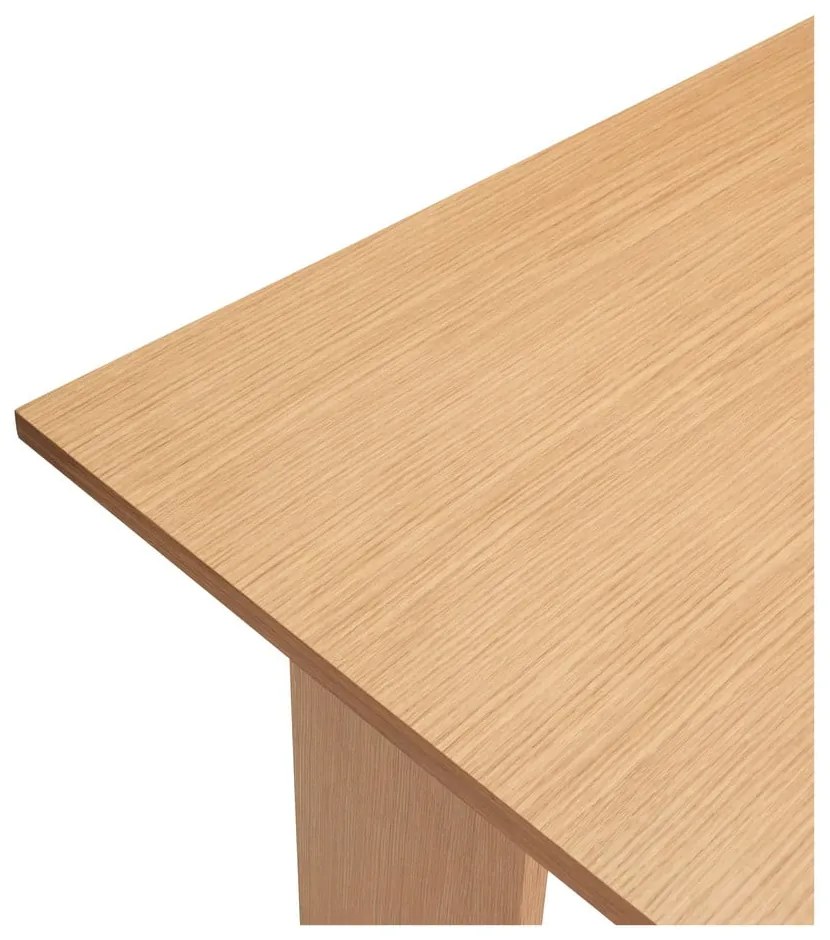 Pracovný stôl s doskou v dubovom dekore 70x140 cm Forma – Hübsch