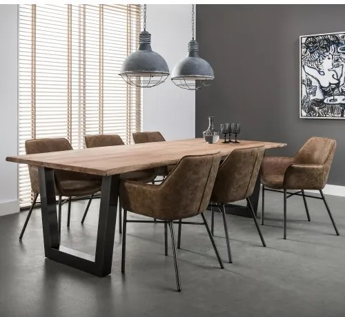 Jedálenský stôl 20-24 300x100cm Solid Acacia natural-Komfort-nábytok
