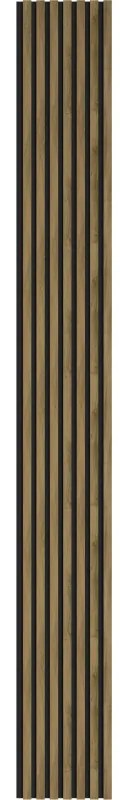 Mexen Lam-F, akustické stenové lamely 275 × 31,5 cm, filc 6 mm, dub klasický, S105-275317-2812-072