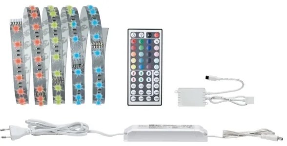 Paulmann 70587 - LED RGB/20W stmievateľný pás MAXLED 1,5 m 230 V + diaľkový ovládač