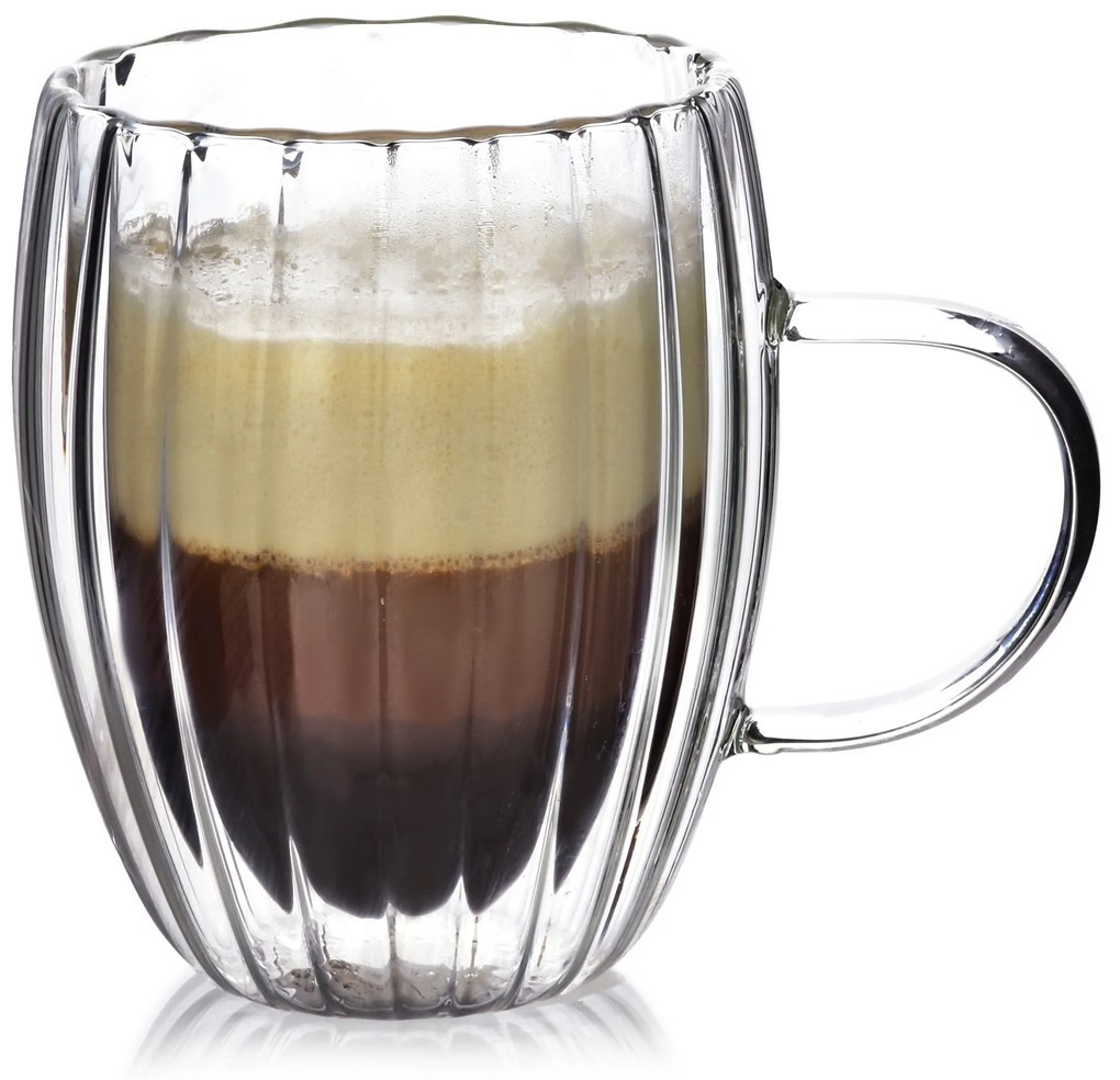 Skleněný hrnek PETER 300 ml čirý