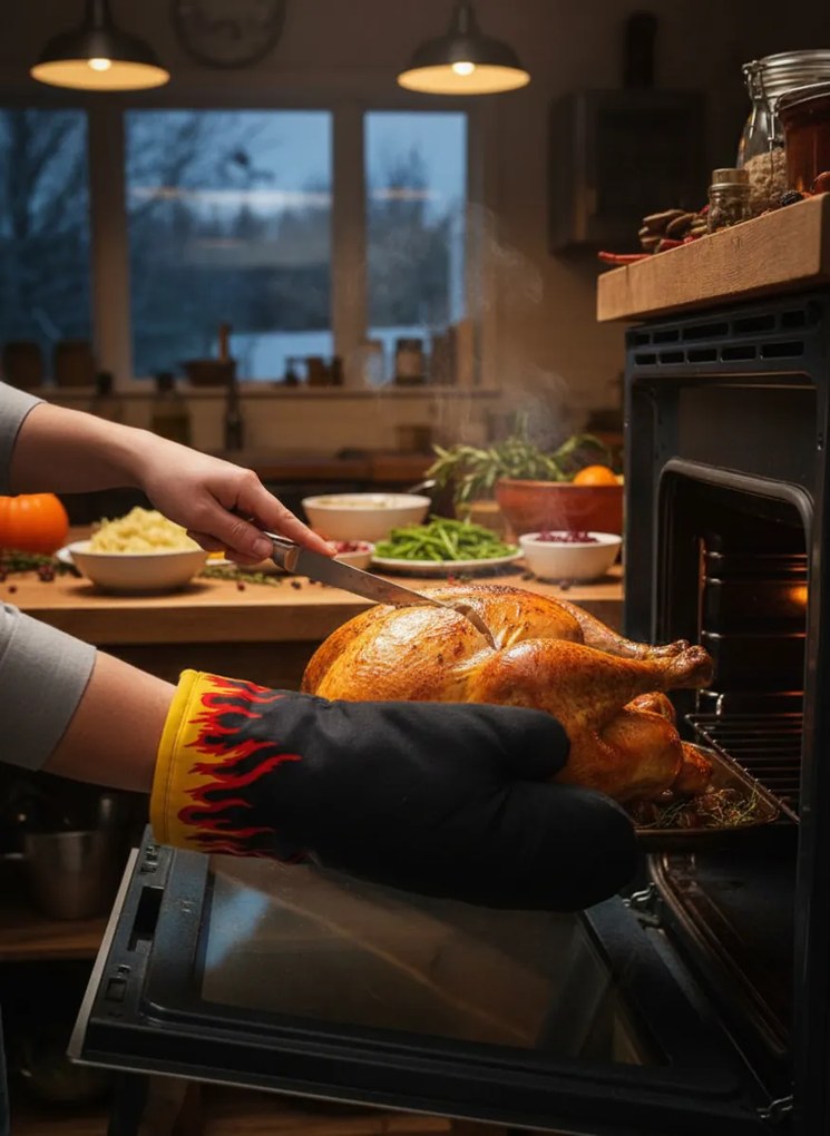 Chňapka kuchynská, Hasič, čierna