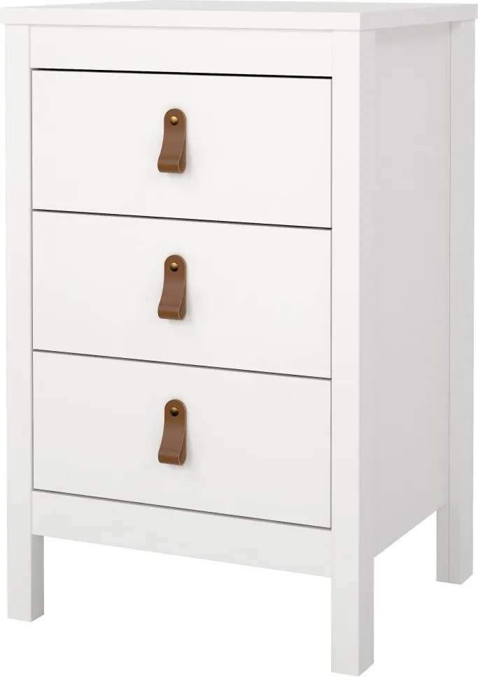 Nočný stolík Realty 44 cm biely