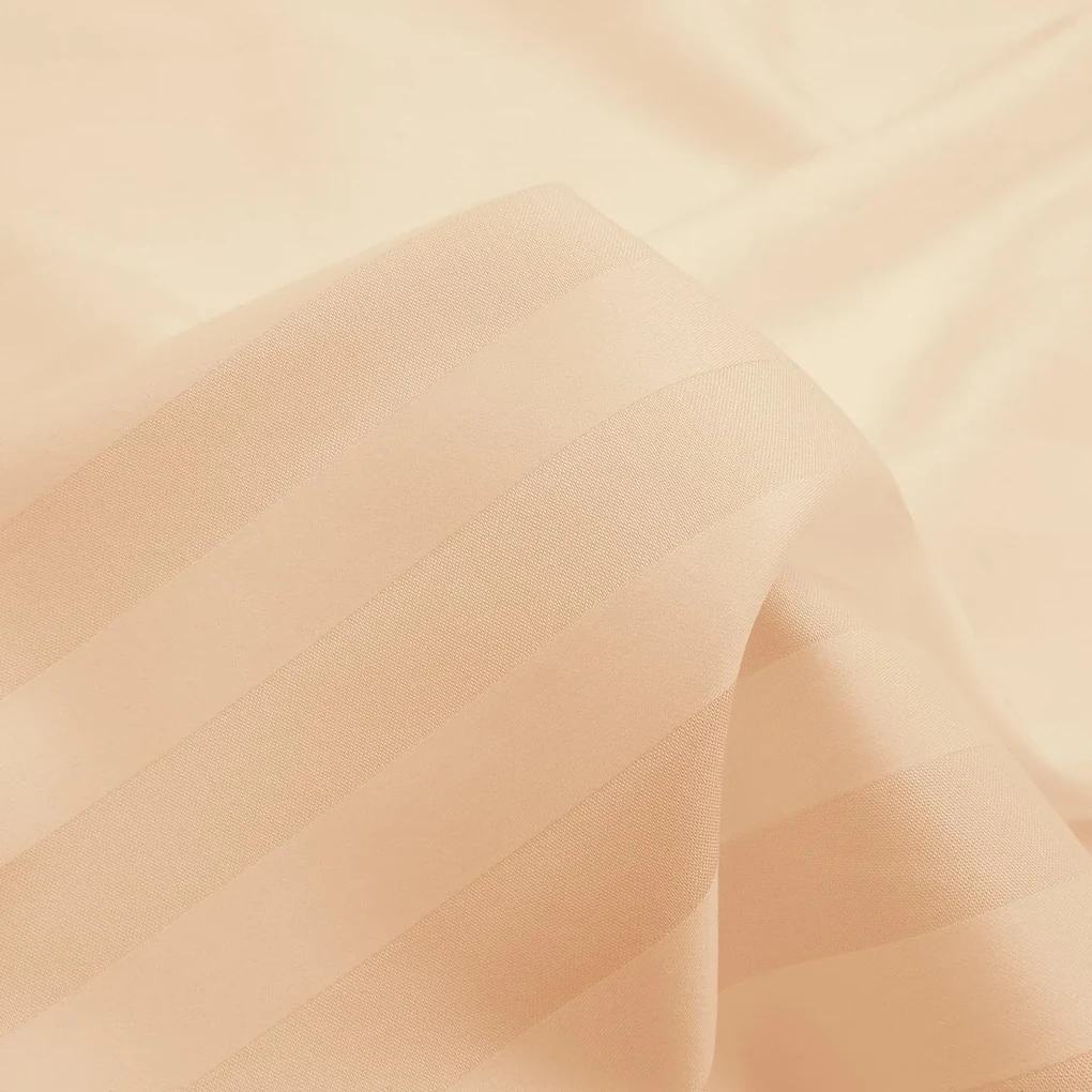 BAMBUSOVÁ OBLIEČKA NA VANKÚŠ STRIPE BEIGE 70X80 CM BÉŽOVÉ