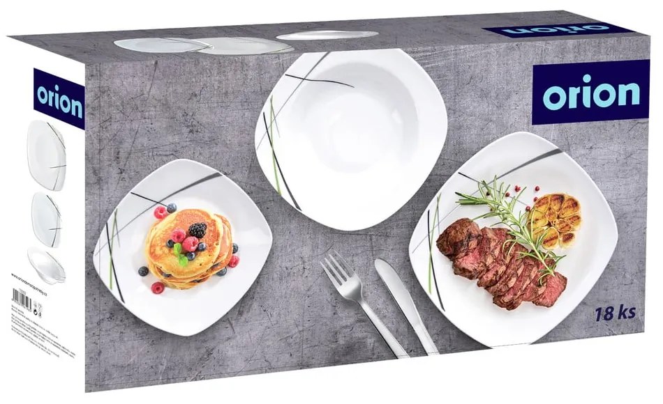 18-dielna súprava porcelánového riadu Orion Green