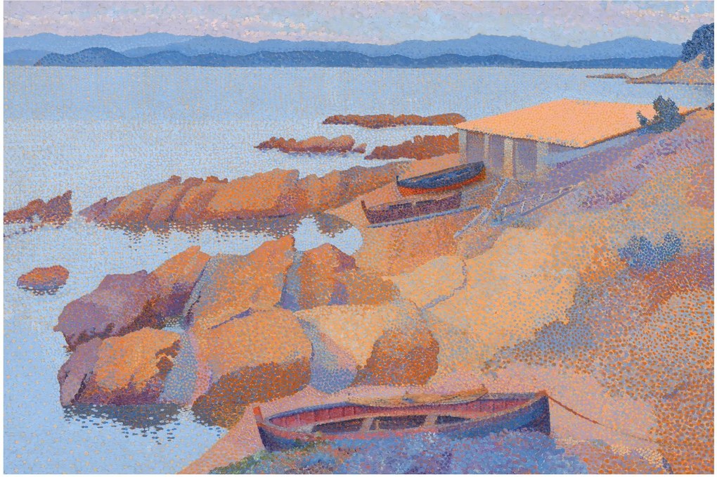 Obraz - Henri Edmond Cross, Calanque des Antibois, reprodukcia (90x60 cm)