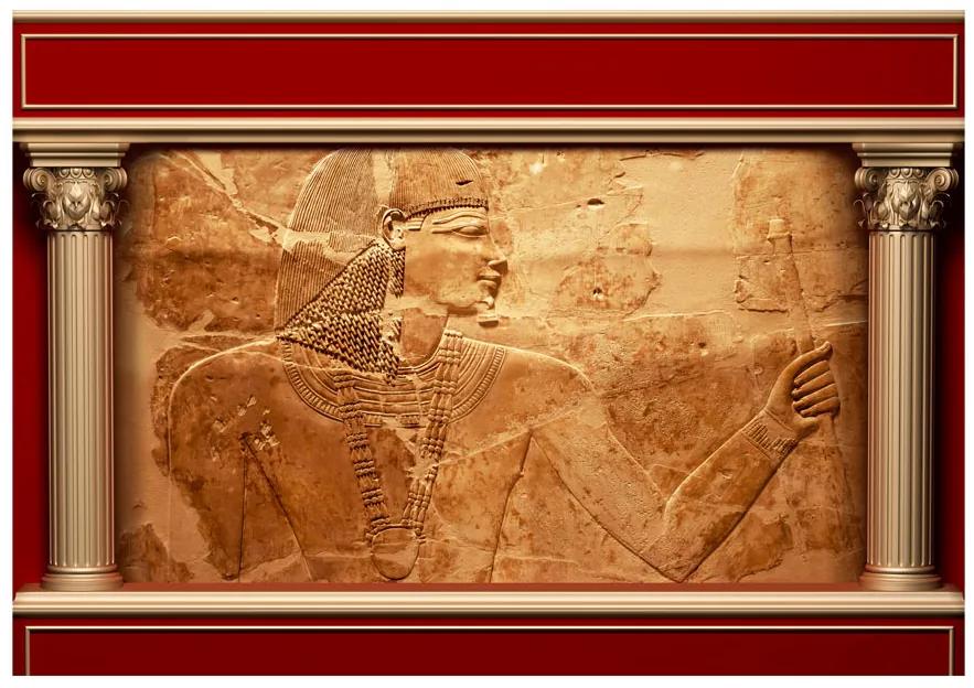 Artgeist Fototapeta - Egyptian Walls Veľkosť: 100x70, Verzia: Premium