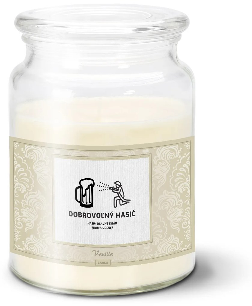 Sablio Sviečka Dobrovoľný hasič - 500 g