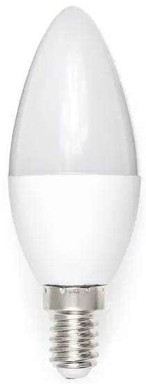 MILIO LED žiarovka C37 - E14 - 3W - 270 lm - studená biela