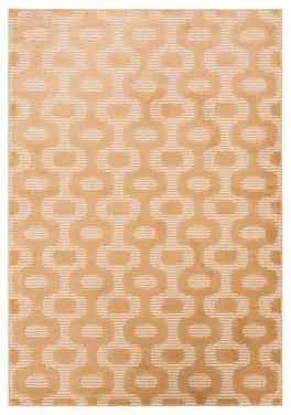 Koberec BRELA s geometrickým vzorom, oranžový 160x230 cm